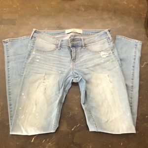 Hollister low rise stretch Jean girls 7R